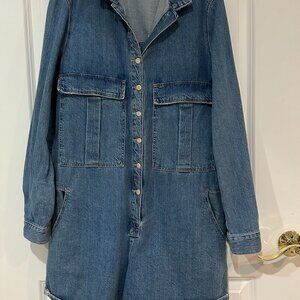 ZARA Denim Shorts Pomper